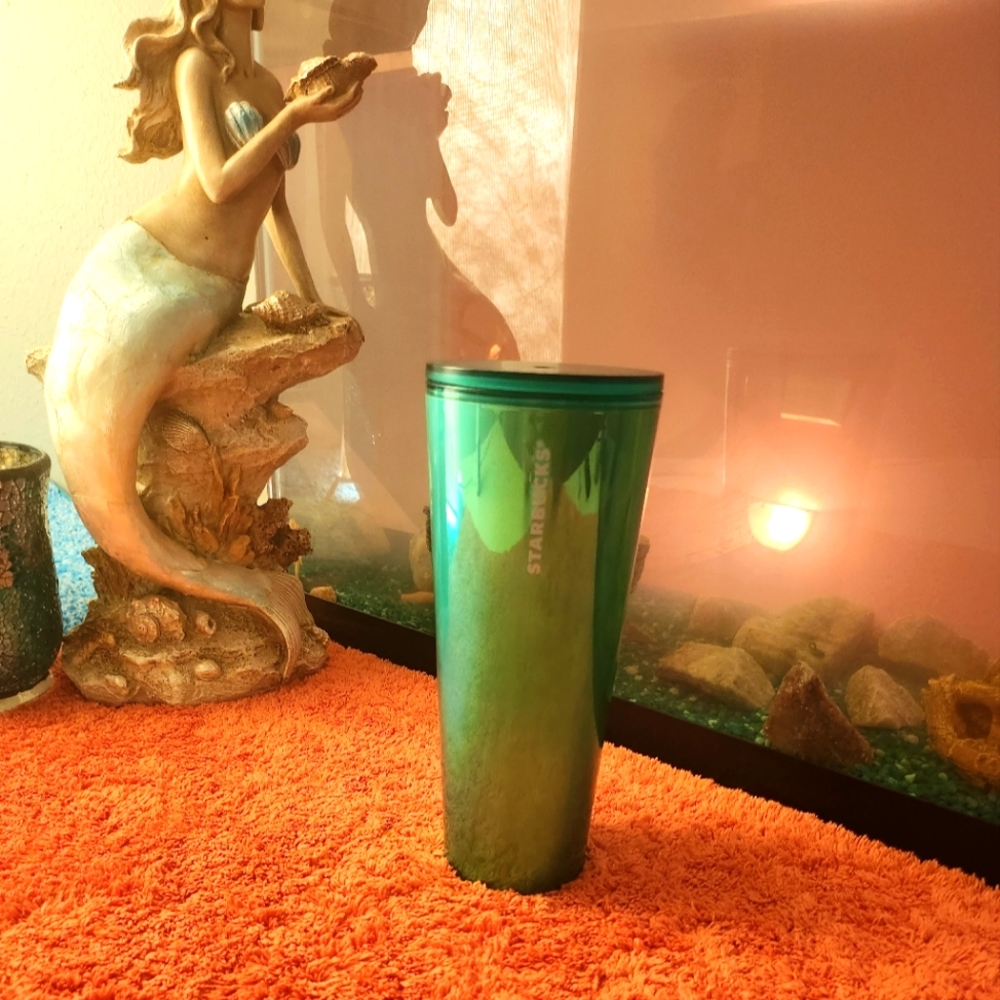 Starbucks Metallic Green Tumblr